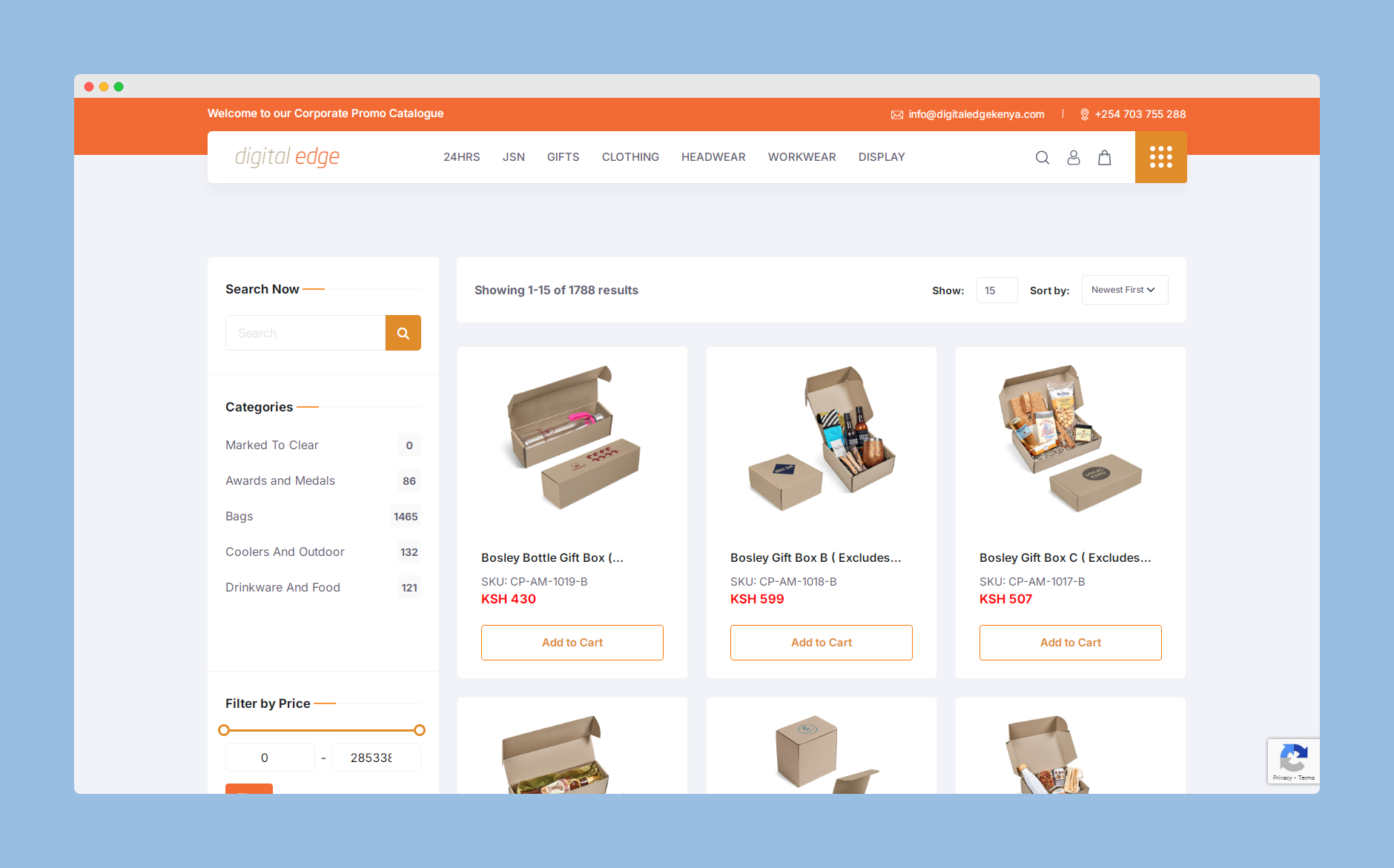 ecommerce website