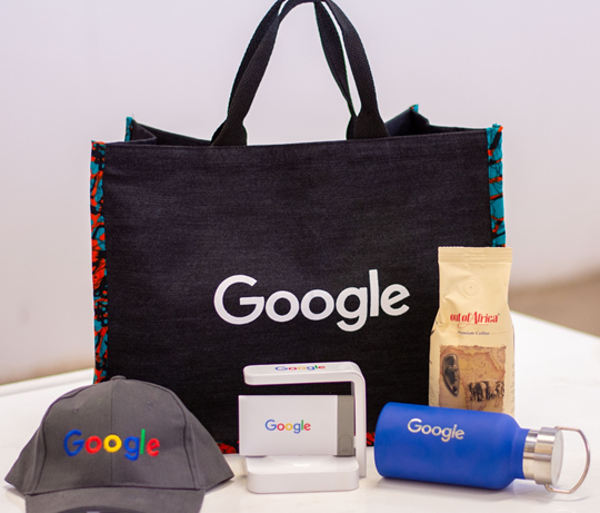 Google Event Swag